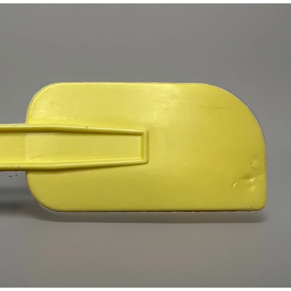 Vintage Brillo Yellow Jar Scraper Spreader Spatula 7.5